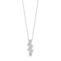Collana Bliss Donna in Oro bianco Diamante 0.10 Ct 20095644 - 20095644